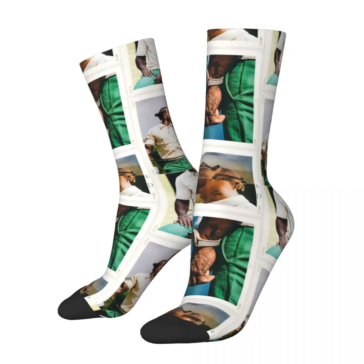 Divertente Calzino Pazzo Per Uomo Calzini Lewis Hamilton Hip Hop Harajuku Lewis Hamilton Modello Senza Cuciture Stampato Ragazzi Crew Compression