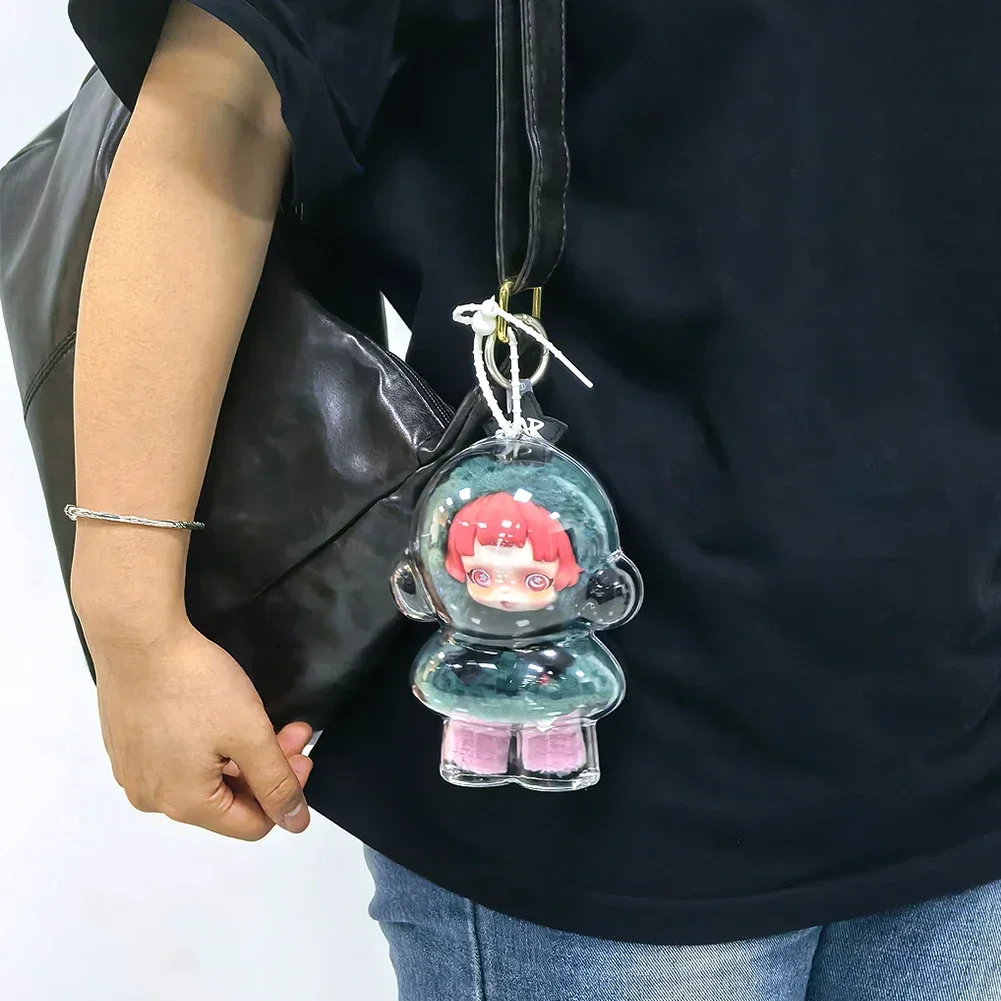 スカルパンダ 1PC 保護アクリル収納ケースぬいぐるみ