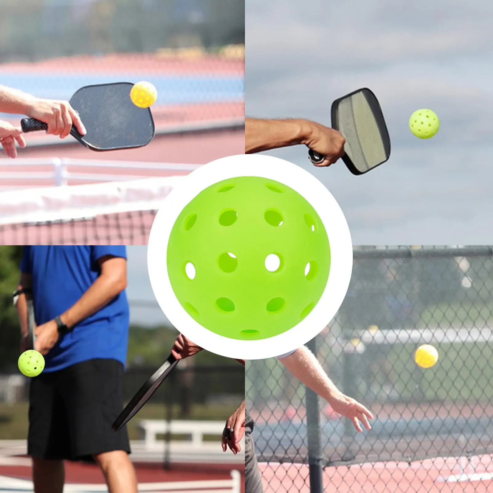 

Luminous Pickleball Ball Outdoor Sporting Goods for Tournament Play Outdoor