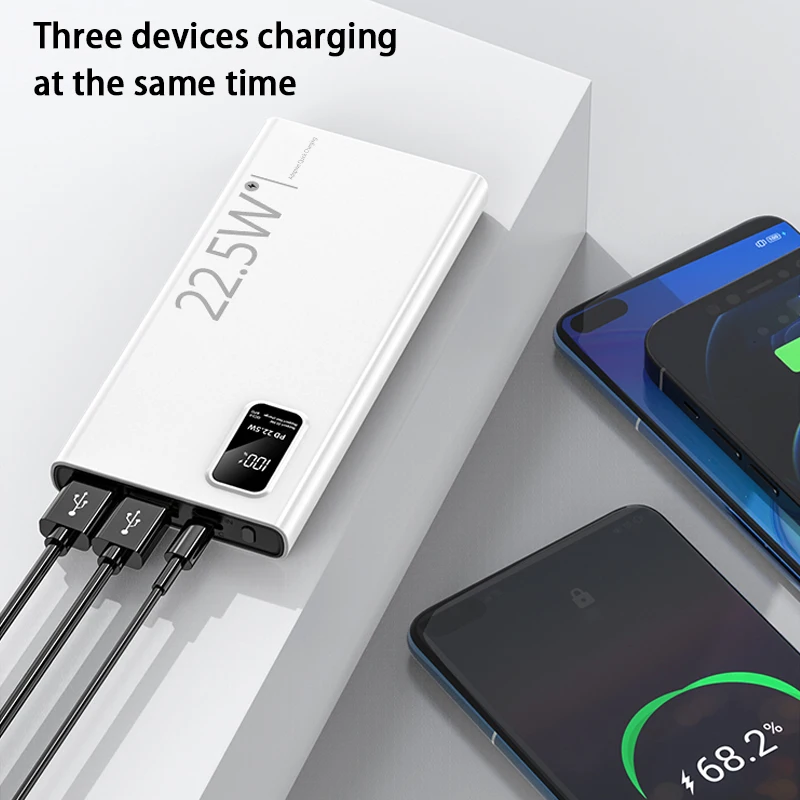 10000mah convenient fast charge large capacity mobile power supply, suitable for iPhone/ Android and other devices 3