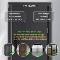 KAK บัฟเฟอร์ไฮดรอลิกประตูอัตโนมัติ 25 กก.ถึง 80 กก.ปรับความเร็วประตูปิดอุปกรณ์ Mute นุ่มปิดฮาร์ดแวร์ประตู 4