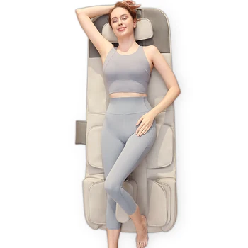 Massage Mattress Electric Neck And Back Waist Massage Cushion Adjustable Heating Full Body Kneading Multi-Functional Yoga Mat 1