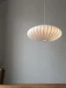 Nordic Modern Silk Pendant Lights Wabi Sabi E27 LED Chandeliers Lustre For Living Room Dining Room Pendant Lamp Decor Lighting 3