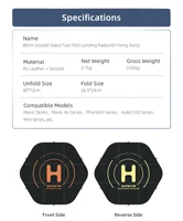 Sunnylife 80cm Waterproof Drone Landing Pad Set for DJI Mavic Series/Mavic Air Series/Mini Series Portable Landing Platfrom Mats 2