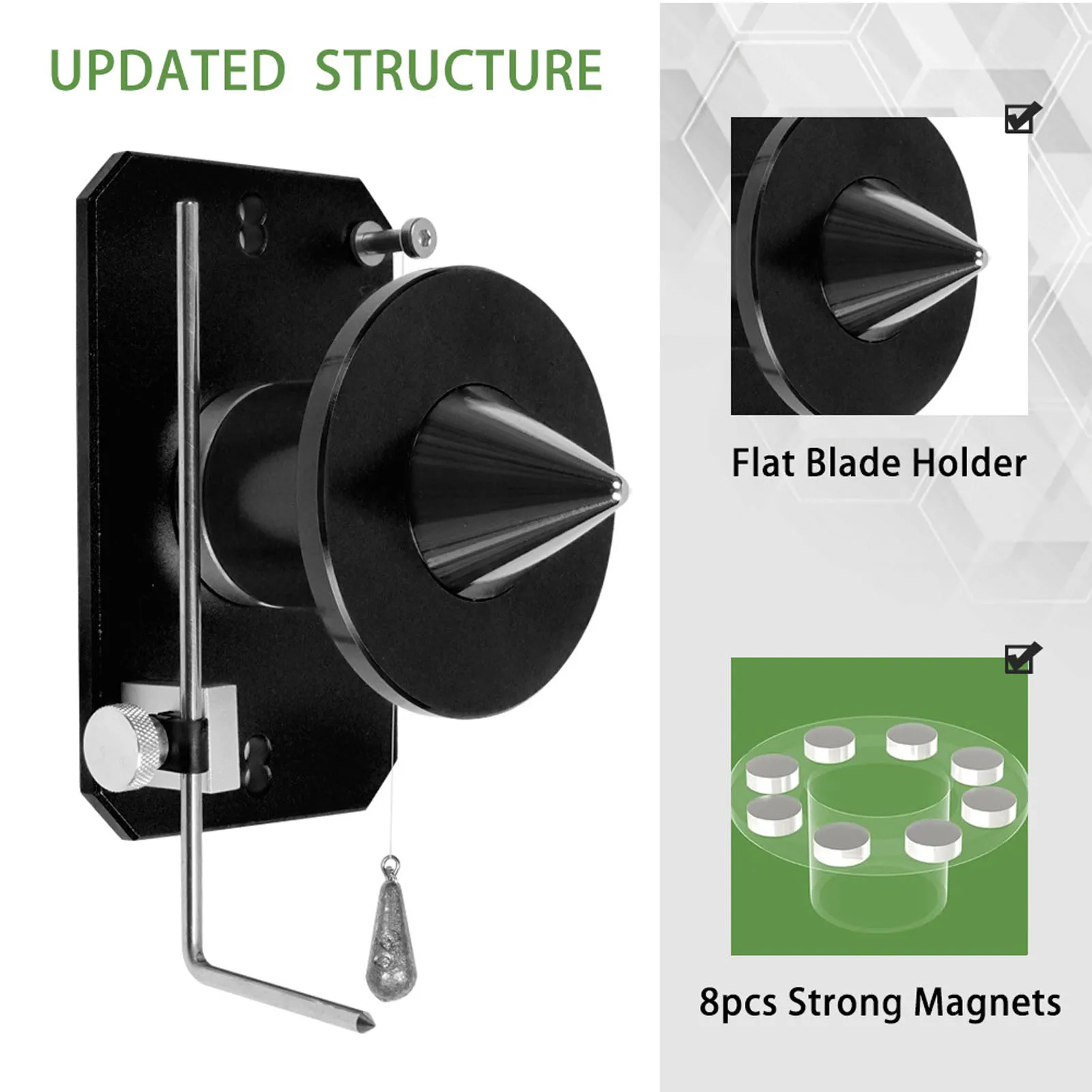Grass Trimmer Blade Balancer Grass Trimmer Blade Balancer Alloy Steel Wall Mount Blade Balancing Tool 339075B