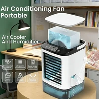 Ventilateur de réfrigération à brume froide, humidificateur de bureau USB portable, mini-refroidisseur d'air silencieux, petit ventilateur de refroidissement rechargeable pour la maison, le bureau et la voiture 3