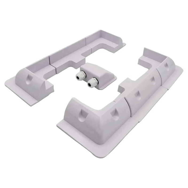 

Solar Panel Mounting Brackets ABS Corner Bracket Kit 7PCS, Drill-Free Widely Used On Roofs Of RV, Caravans, Vehicles