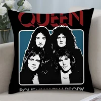 Rock Queen BandS Pillow Case Short Plush Sofa Decorative Gift Home Double-sided Printing Cushion - Image 4