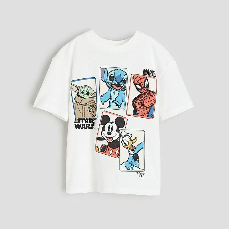 Short Sleeve T-shirt Child Summer Clothes Fashion Casual Round Neck Base Shirt New Design Tees Printed Thin Loose Tops For Boys 5