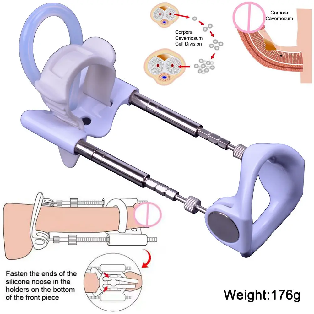 

Generation Male Enlarger Stretcher Tension Traction Correction Bending Penis Extender Enlarger Device for Men Sex Toys 18+ Real