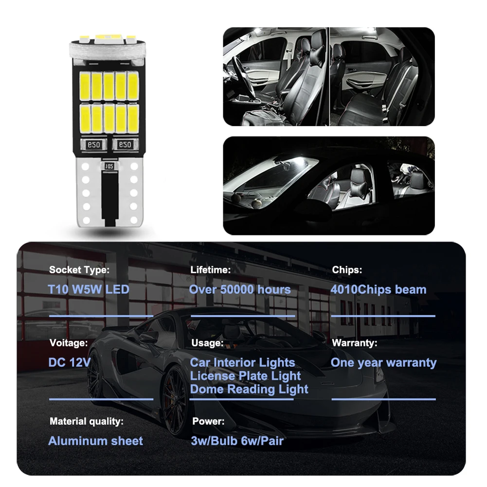 ڵ LED ǳ , LED  ǥõ, ſ  , 12V, T10, 5W, 26 SMD ڵ, 4014  