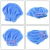 6 Colors Microfiber Solid Quickly Dry Hair Hat Hair Turban Women Girls Ladies Cap Bathing Drying Towel Head Wrap Hat 29X30cm 3
