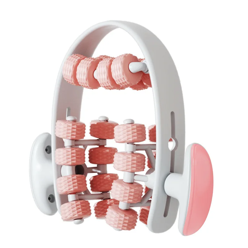 New 24-Wheel Annular Clamp Leg Massager Ring Calf Muscle Relaxation Yoga Wheel Lean Leg Roller Fitness Equipment Massage Tools