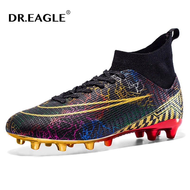 

DR.EAGLE Men Soccer Shoes Football Boots Women Breathable Soccer Cleats Antiskid Chaussure Football Shoes Outdoor Football Shoes