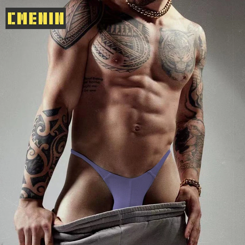 

Мужские трусы джоки из мягкого хлопка, темно-синие Тонги и стринги, сексуальное нижнее белье для мужчин, гей-трусы AD7207,