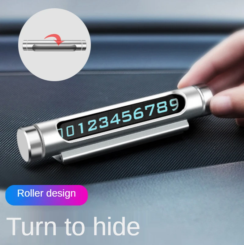 Рекламная светящаяся Автомобильная Временная парковочная карта вращающаяся