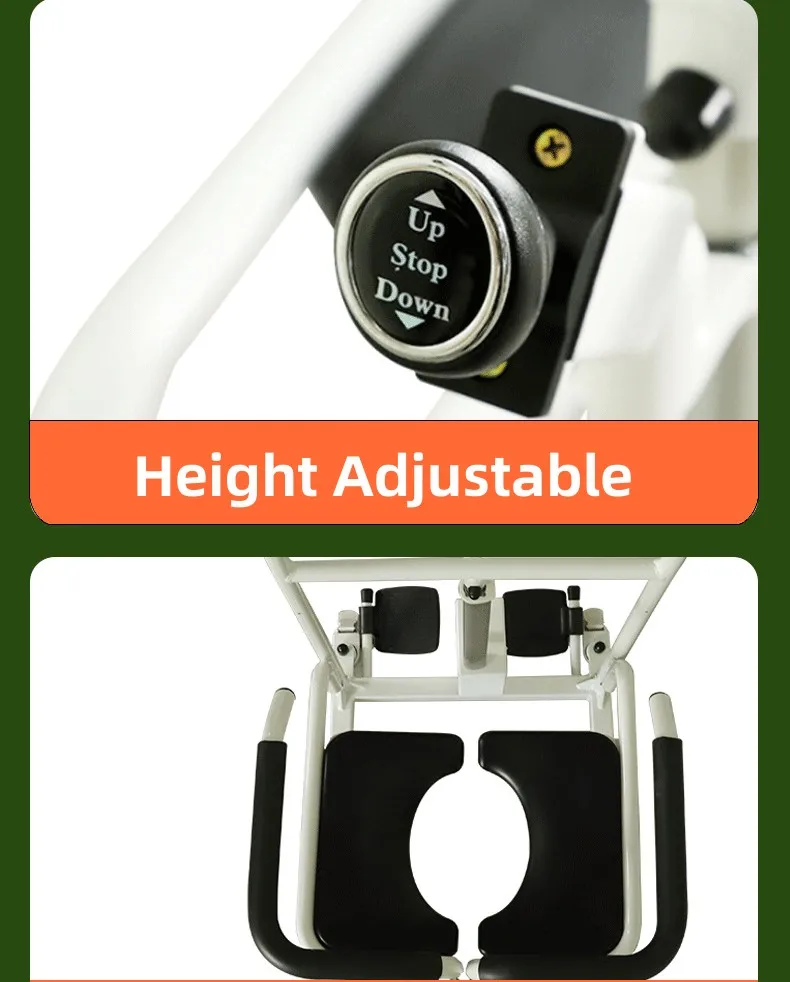 Medical Portable Lift Transfer Commode Devices Patient Transfer Lift Chair for Elderly 4