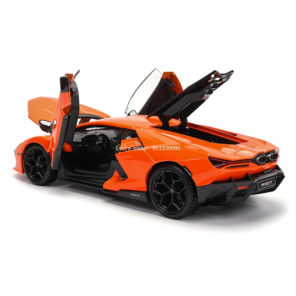 Bburago 1:24 Lamborghini Revuelto, роскошный автомобиль, литые модели автомобилей, коллекция игрушек, подарок, статическая модель автомобиля