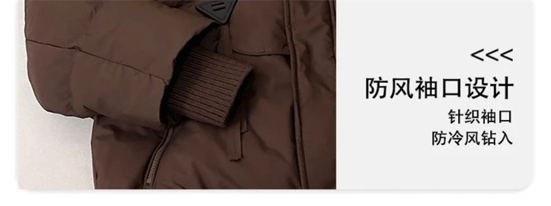 New 2025 Loose Comfortable Be All-match Ladies Cotton Padded Outerwear Elegant Hooded Thicken Women's Down Cotton Jacket