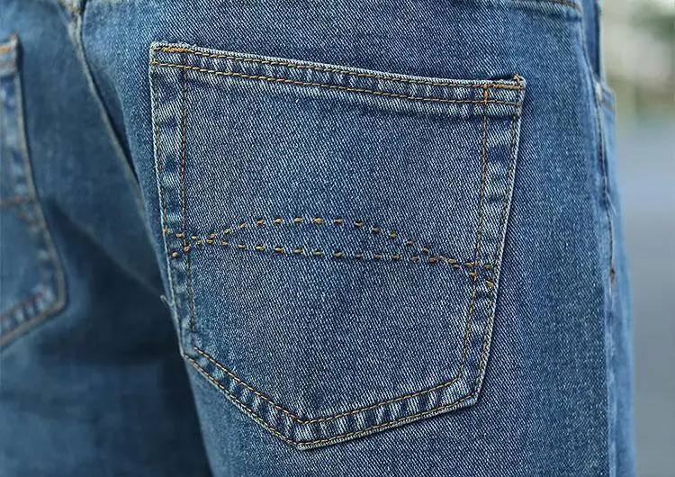 2022 Spring Summer Men's Thin Straight-leg Loose Jeans Classic Style Advanced Stretch Baggy Pants Male Wide leg jeans pants