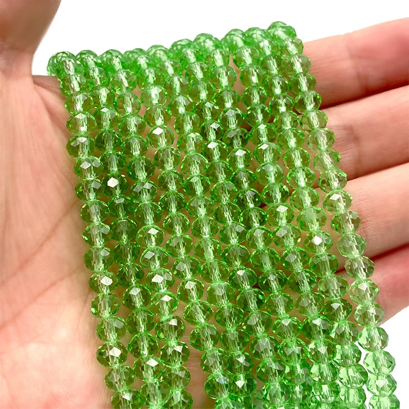 Vibrant Multicolor Faceted Crystal Beads