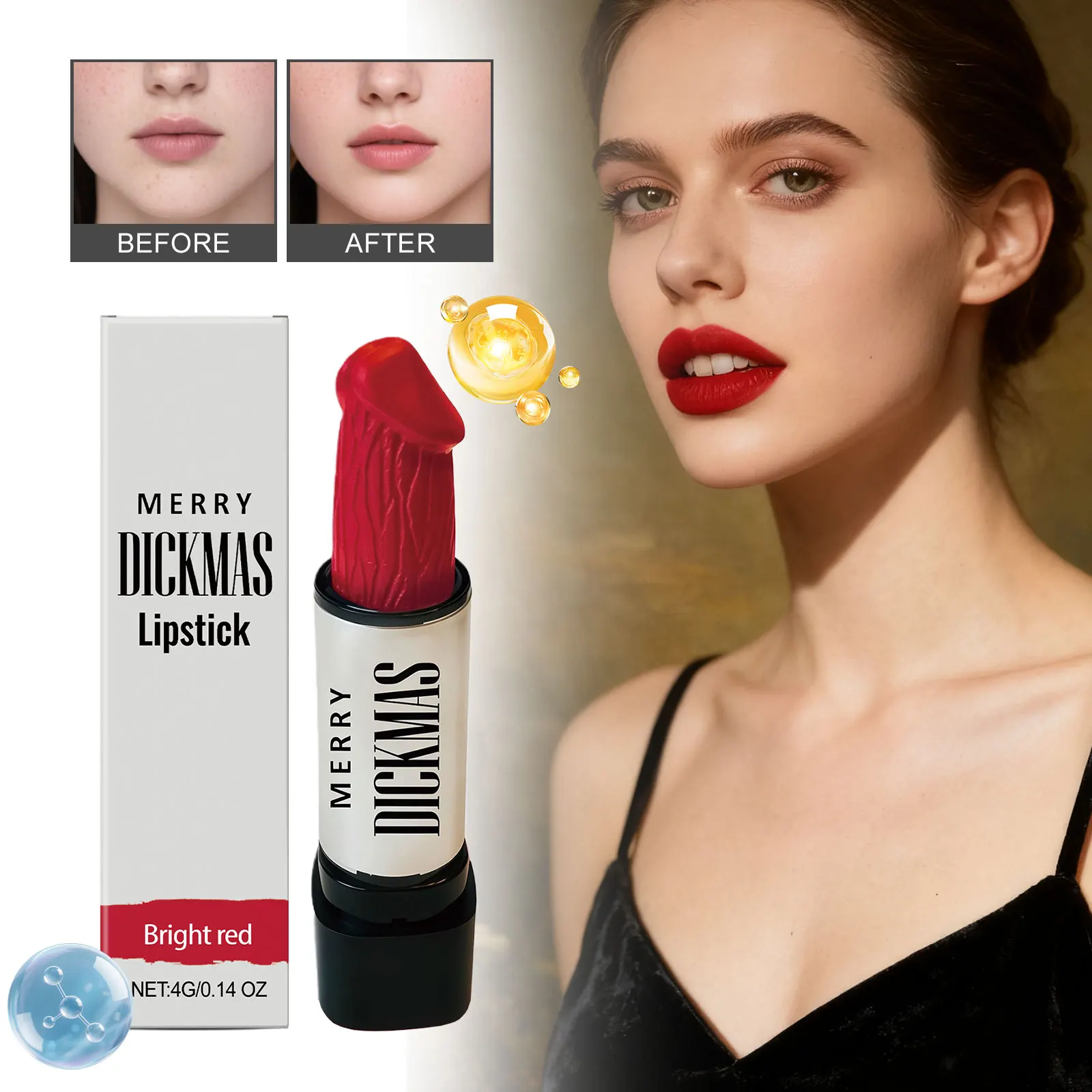 Langanhaltender Matter Schimmer-lippenstift Für Damen Make-up_voghion.com