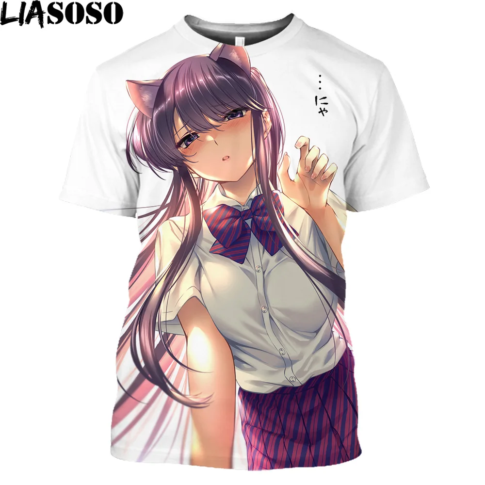 Komi-San Wa , Comyushou Desu.-Komi Não Pode Comunicar Camiseta 100% Algodão Komi  2ª Temporada Komi San Anime Manga Waifu Kawaii Komi - AliExpress