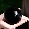 Natural Black Obsidian Sphere Crystal Ball Healing Stone Home Office Table Ornaments Holiday Gifts 5