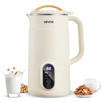 SucceBuy 8-in-1 Nut Milk Maker Soy Milk Maker with 180W Blending for Homemade Oat, Nut, Soy, Juice, Milkshake, Rice Cereal 1