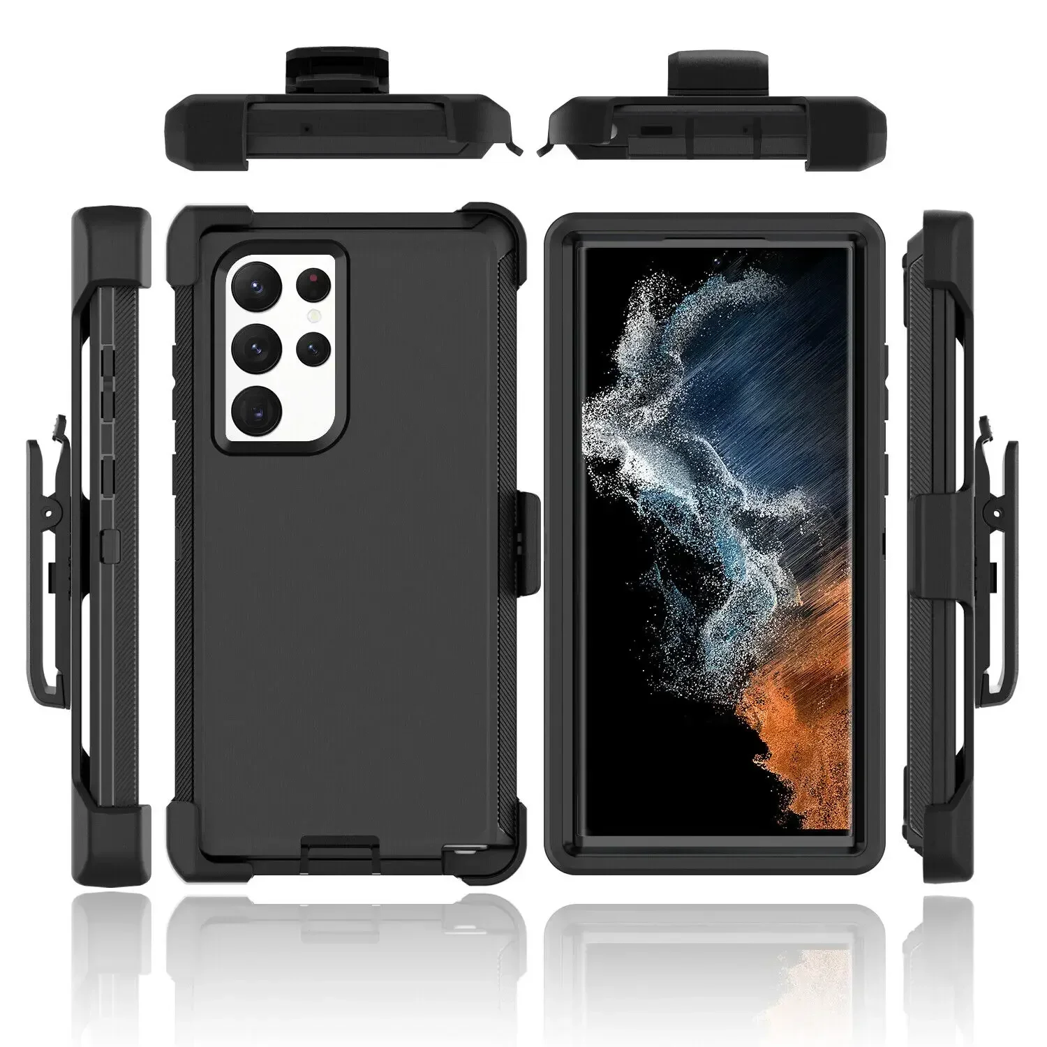Rugged Armor Belt Clip Holster Case