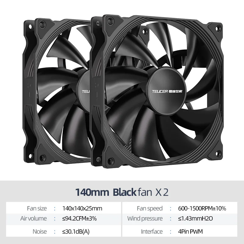 VENTOLA CASSETTA NZXT AER RGB DA 120 MM 3 TRIPLA NERA RF-R12TF-B1