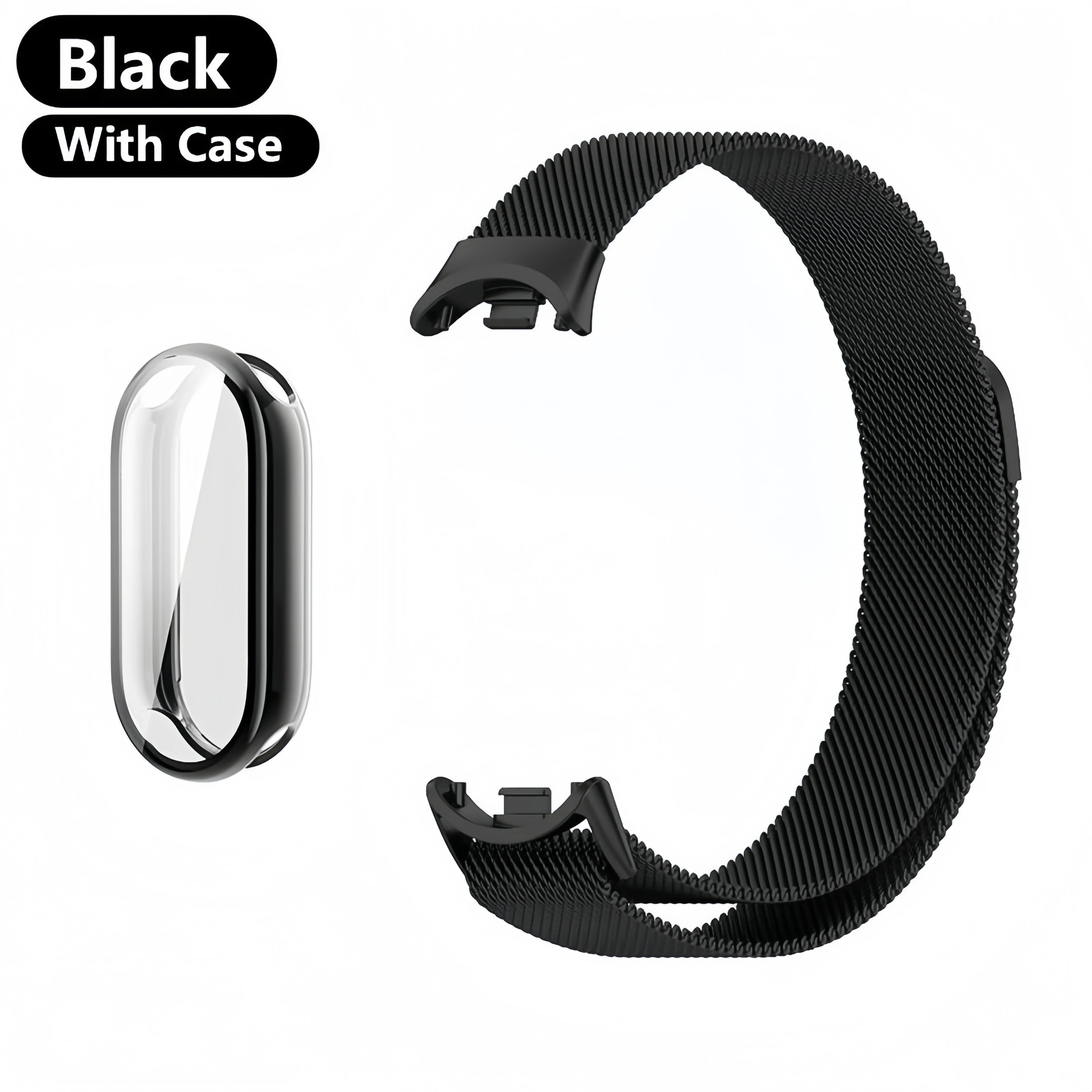 Milanese Mesh Magnetic Metal Smartwatch Strap - Lightweight Wristband