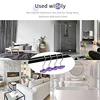 New 12Pcs Acrylic Round Bling Rhinestone Shower Curtain Hooks Bathroom Supplies Round Rhinestone Easy Install Bathroom Supplies 4