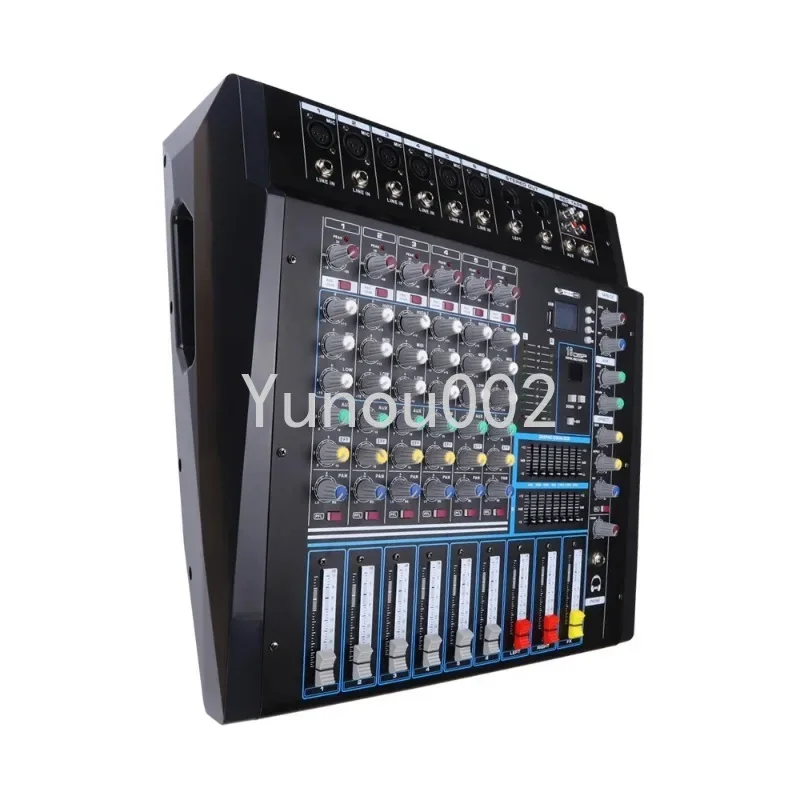 

Power Mixer USB Console with Built-in Power Amplifier 6-channel Audio Mixer