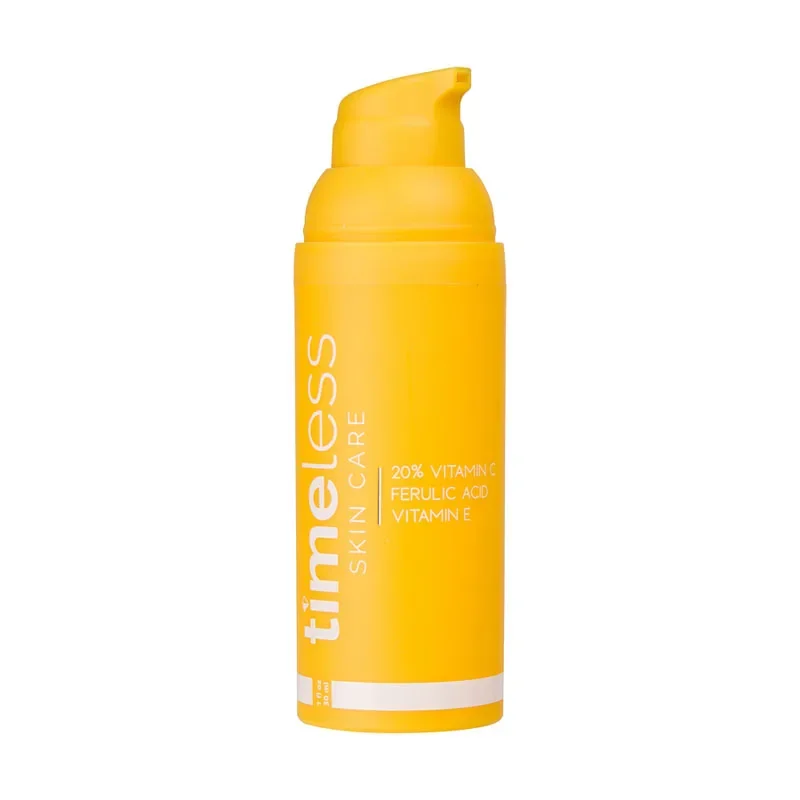 Timeless 20% VITAMIN C + E Ferulic Acid Serum Antioxidant Whitening Moisturizing  skin Skm Anti Wrinkle Brigin Care niacinamide 5