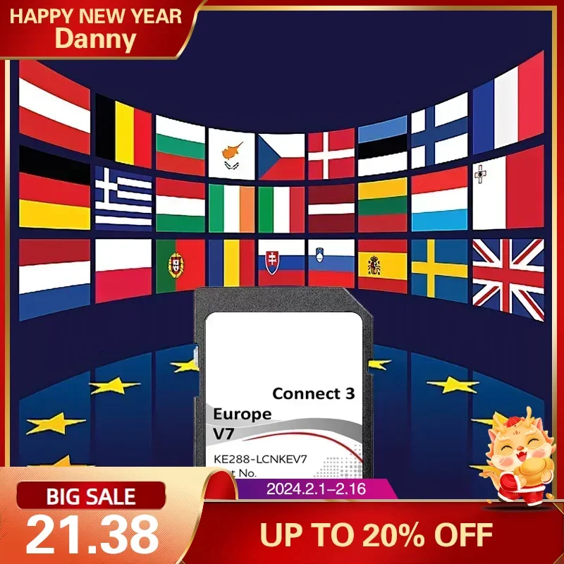 C3V7 16Gb Navi Juke X-Trail Cid Sd Card Per Nissan Tida Connect 3 Leaf Map V7 Card