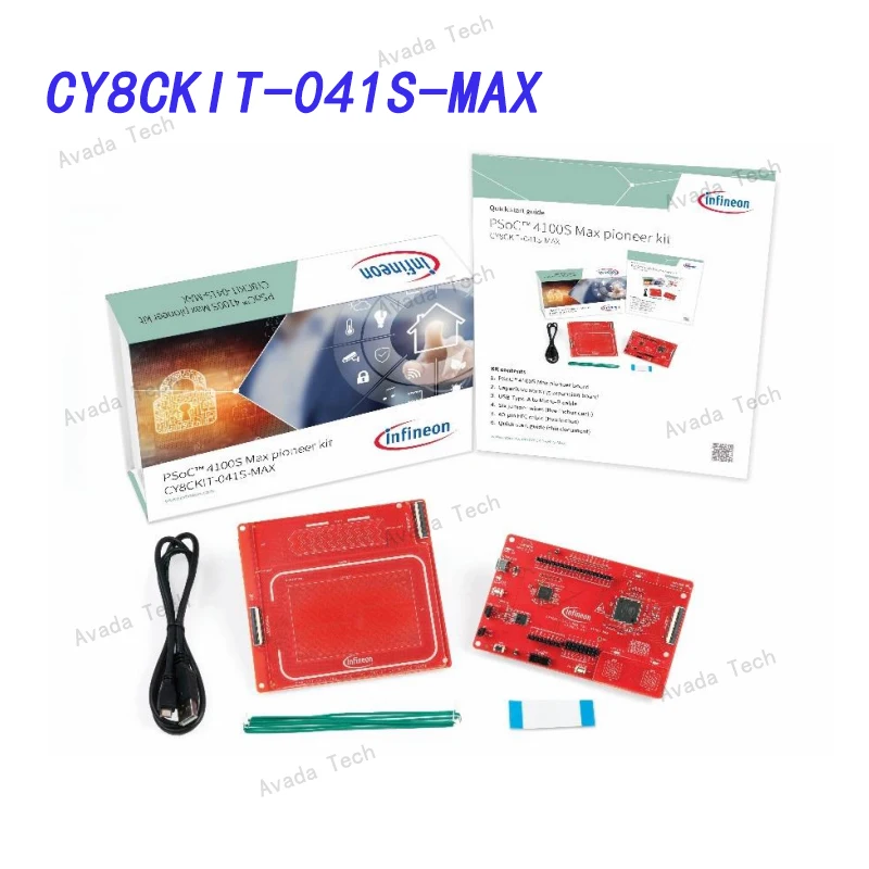 

Avada Tech CY8CKIT-041S-MAX PSoC 4100S Maximum Series 32-bit MCU Pioneer Kit Evaluation Board