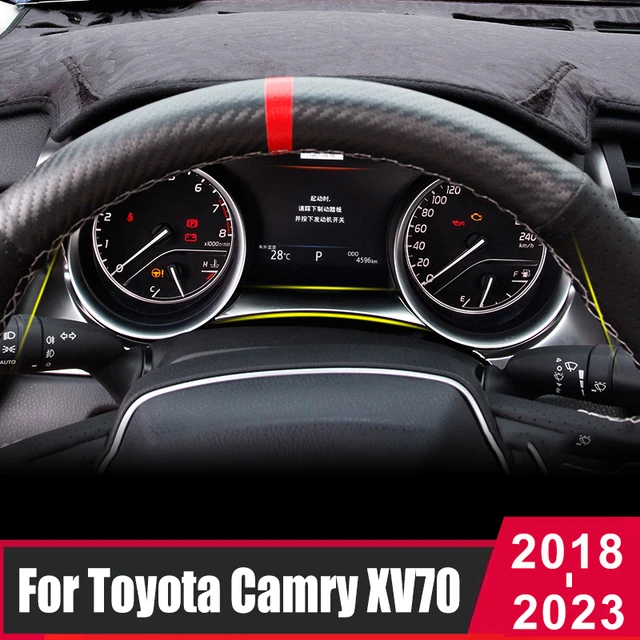 Couvercle décoratif de tableau de bord, autocollant pour Toyota Camry XV70,  accessoires pour tableau de bord de voiture de 2018 à 2020 2021 2022 2023 -  AliExpress