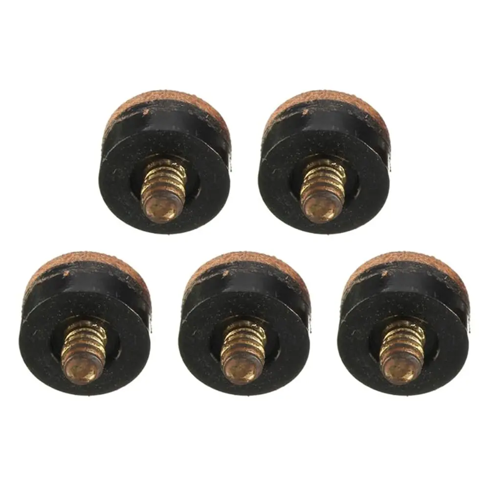 Neu 5 Stück/Packung Billardqueue-Spitzen zum Aufschrauben 10/11/12/13mm Ersatzspitzen Snooker-Zubehör Kunststoff-Queue-Ferrules – Detail 3