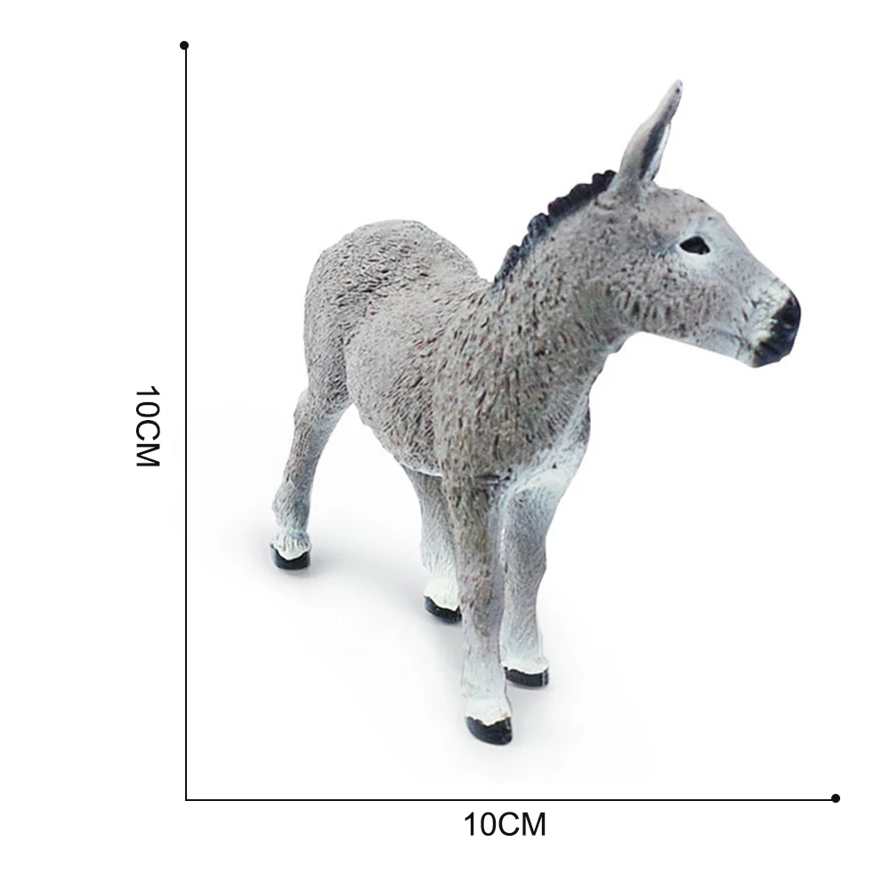 Cinza dos desenhos animados brinquedo de pelúcia burro pequeno 18cm  brinquedo macio brinquedo do bebê presente de natal w0309 - AliExpress