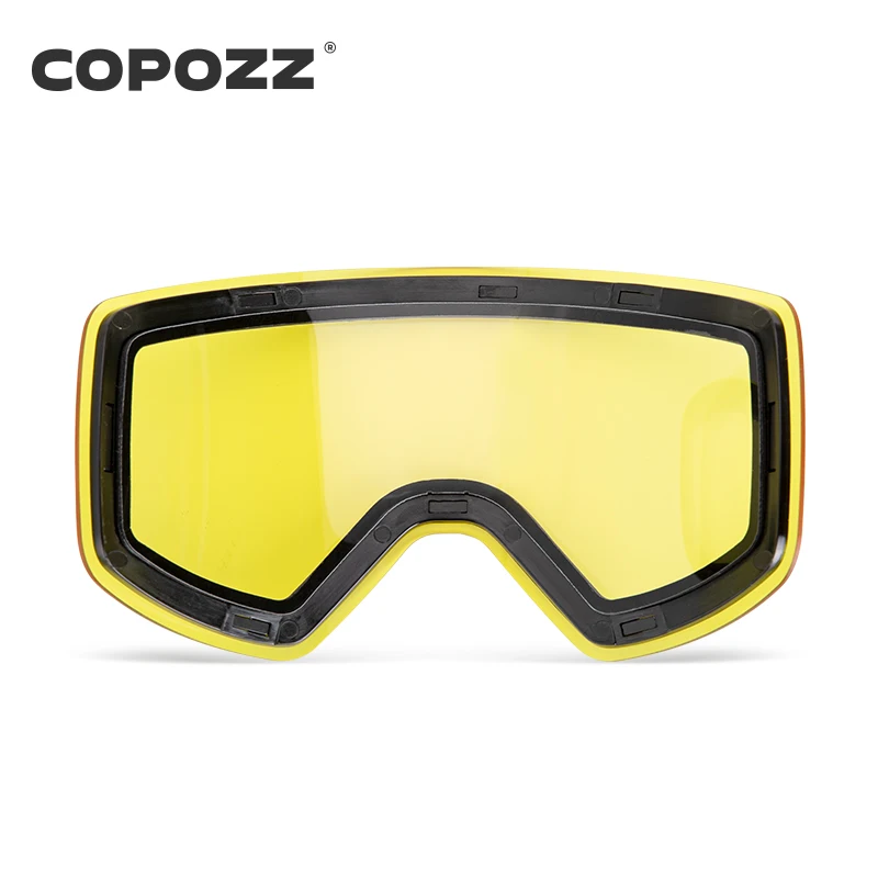 Replacement Ski Goggles Lenses Lens For COPOZZ Model-20101 Anti-fog UV400 Ski Glasses Snowboard Eyewear Lenses (Lens Only) 3