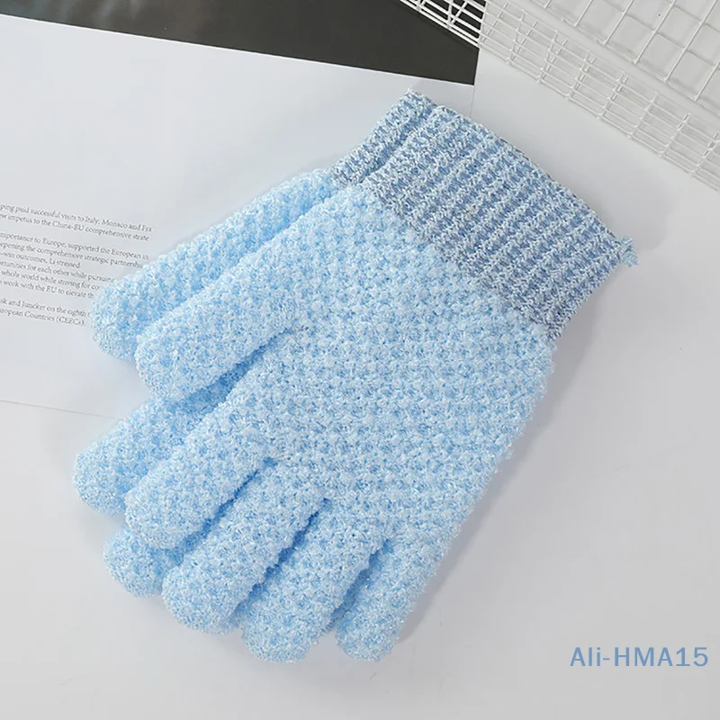 1PCS Bath For Peeling Exfoliating Gloves Mittens Shower Scrub Gloves Massage For Body Scrub Sponge Wash Skin Moisturizing SPA