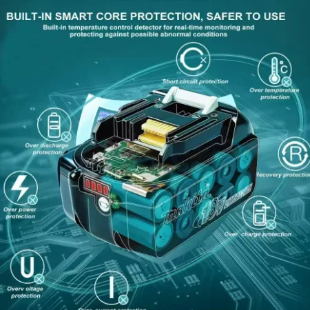 Rechargeable Lithium-Ion Battery 18V 6000mAh for Makita BL1860.BL1830.BL1850.BL1860B power tool battery rechargeable battery