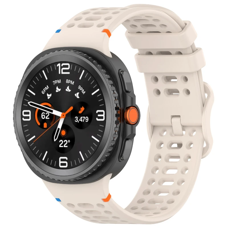 Official Silicone Strap for Galaxy Watch 8 - Adjustable Wristband Accessory