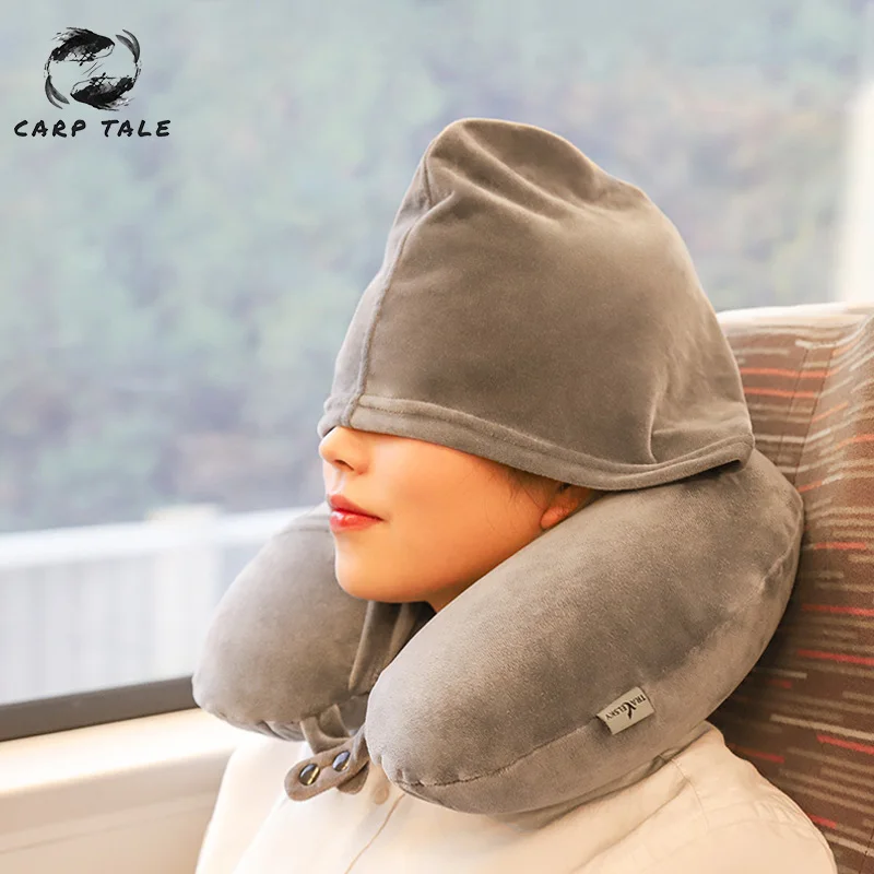 Almohada inflable para el cuello de viaje: extra suave, cojín. para  aviones, trenes, automóviles, accesorio de viaje portátil, con bolsa de  transporte