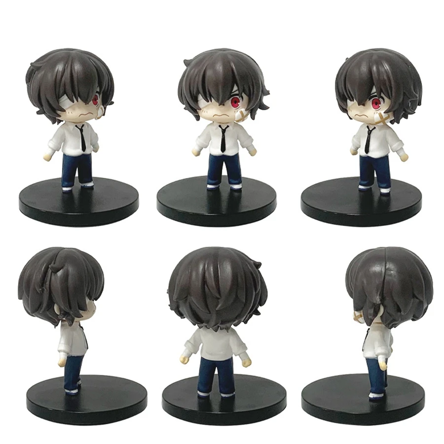 7 cm Bungou Streunende Hunde Anime Figur Kawaii Dazai Osamu Action Figur Nette Nakahara Chuuya Figur PVC Sammlung Modell Puppe spielzeug – Detail 7