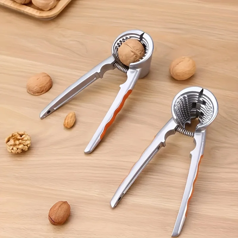 1pc Multi-Functional Nut & Dried Fruit Shell Opener, Efficiently Cracks Walnuts, Hazelnuts - Kitchen Tool for Baking & Snacking