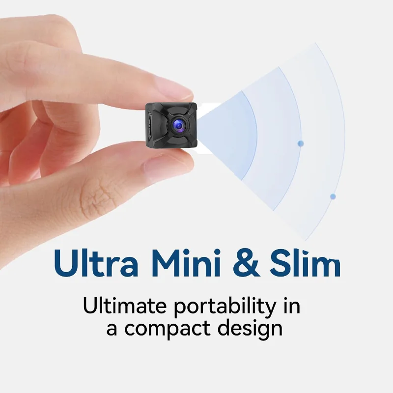 Mini Camera Wireless WiFi HD 4K Connection Phone Remote Plug in Free Monitor Night Vision Micro Camera Security Home Defense 6