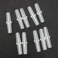 10pcs 4mm Straight Shaped Fish Tank Air Line Tubing Joints Oxygen Air Pump Line Tubing Joints Connectors Accessories 2