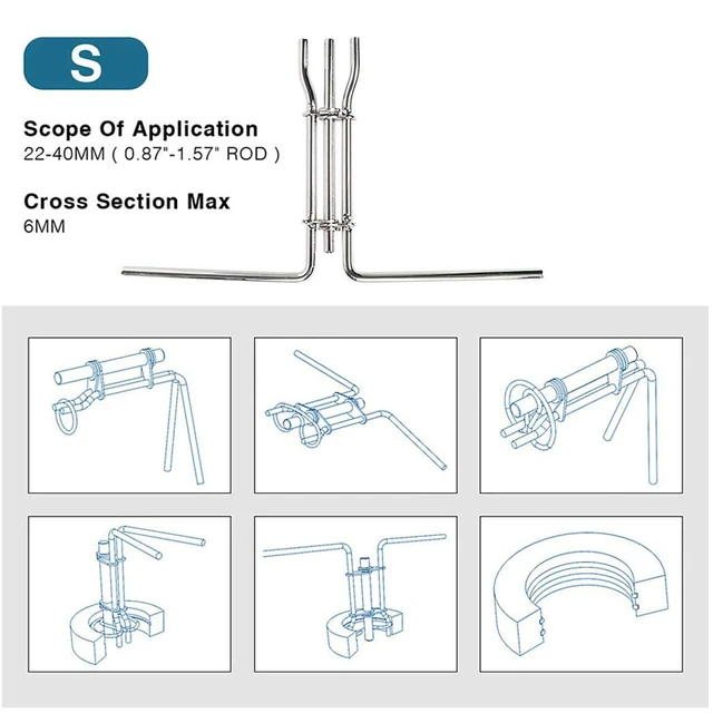 Hydraulic Cylinder Piston Rod  Cup Installation Tool Kit